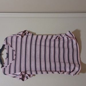 Womens Rouge collection size 2x-3x pink & white top